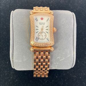 Michelle Caber Park Rose Gold Watch.